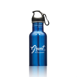 Wide Mouth bottle with carabiner - D550 - $8.00 (price includes 1 color print) minimum 100