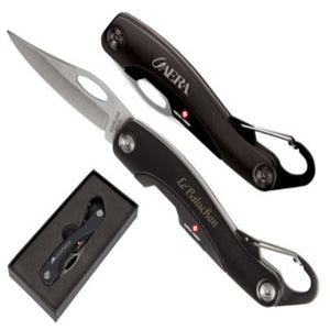 SFL774 - Swiss force Meister Utility Knife $15.55 ( price includes a laser engraved logo) minimum 35