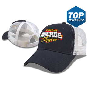 X500 - cap america x-tra value mesh snap back cap $10.75 - promotional products -( price includes 10,000 stitch embroidery) minimum 48